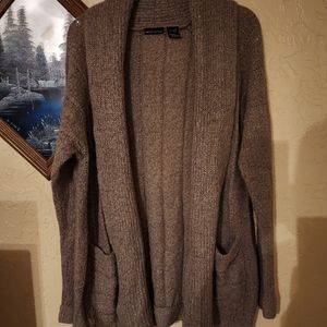 Tan with silver sparkles Cardigan